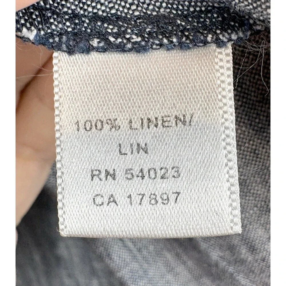J Crew Skirt Gray 100% Linen Luxury Minimalist Classic Lagenlook Natural Size 0